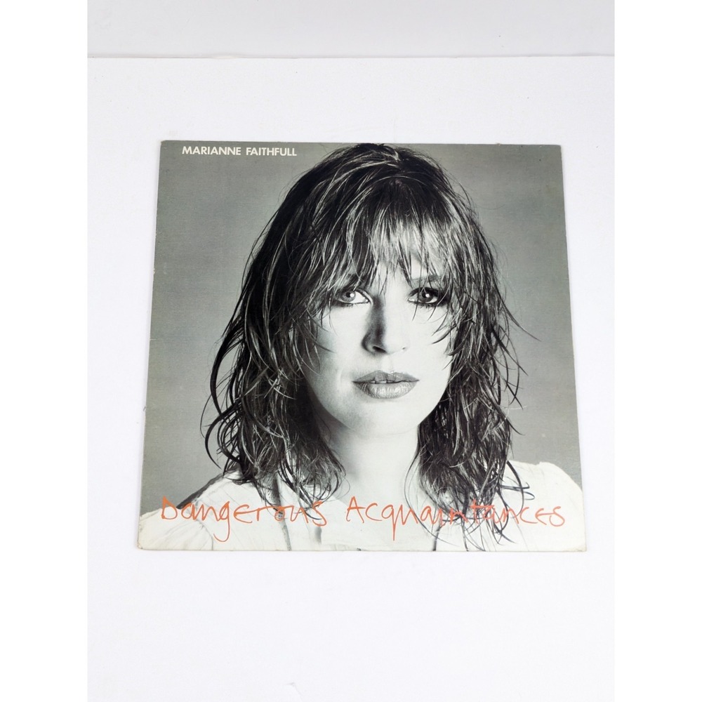 Marianne‎ Faithfull – Dangerous Acquaintances 1981 LP record Vinyl VG+